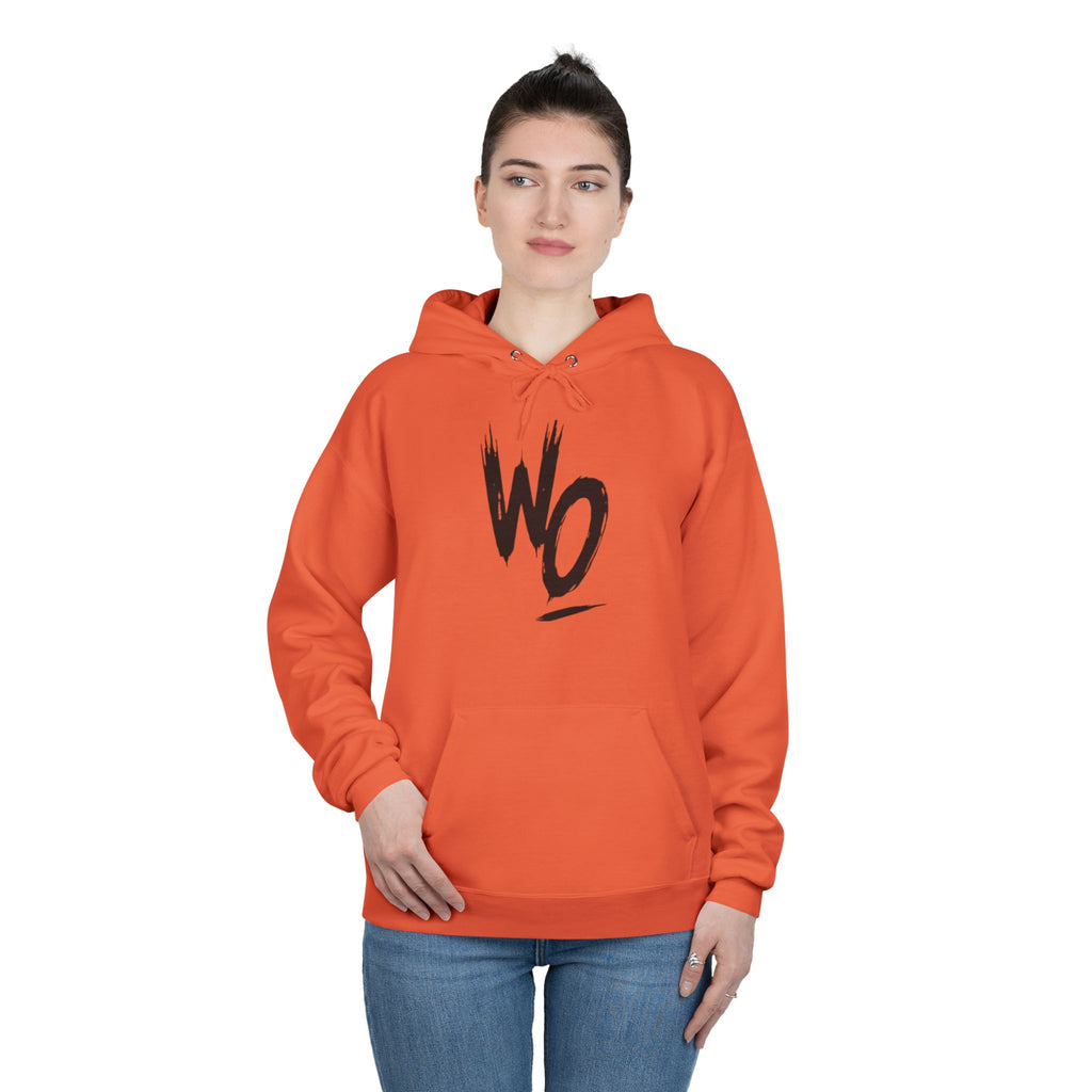 WO Brushstroke Hoodie — Minimal Graphic Pullover