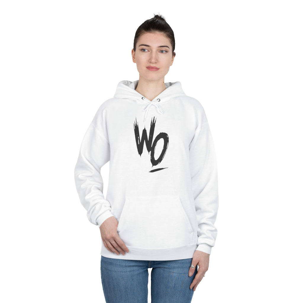 WO Brushstroke Hoodie — Minimal Graphic Pullover