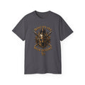 AA Discipline Over Destiny Tee — Forged Not Favored Spartan Helmet T-Shirt