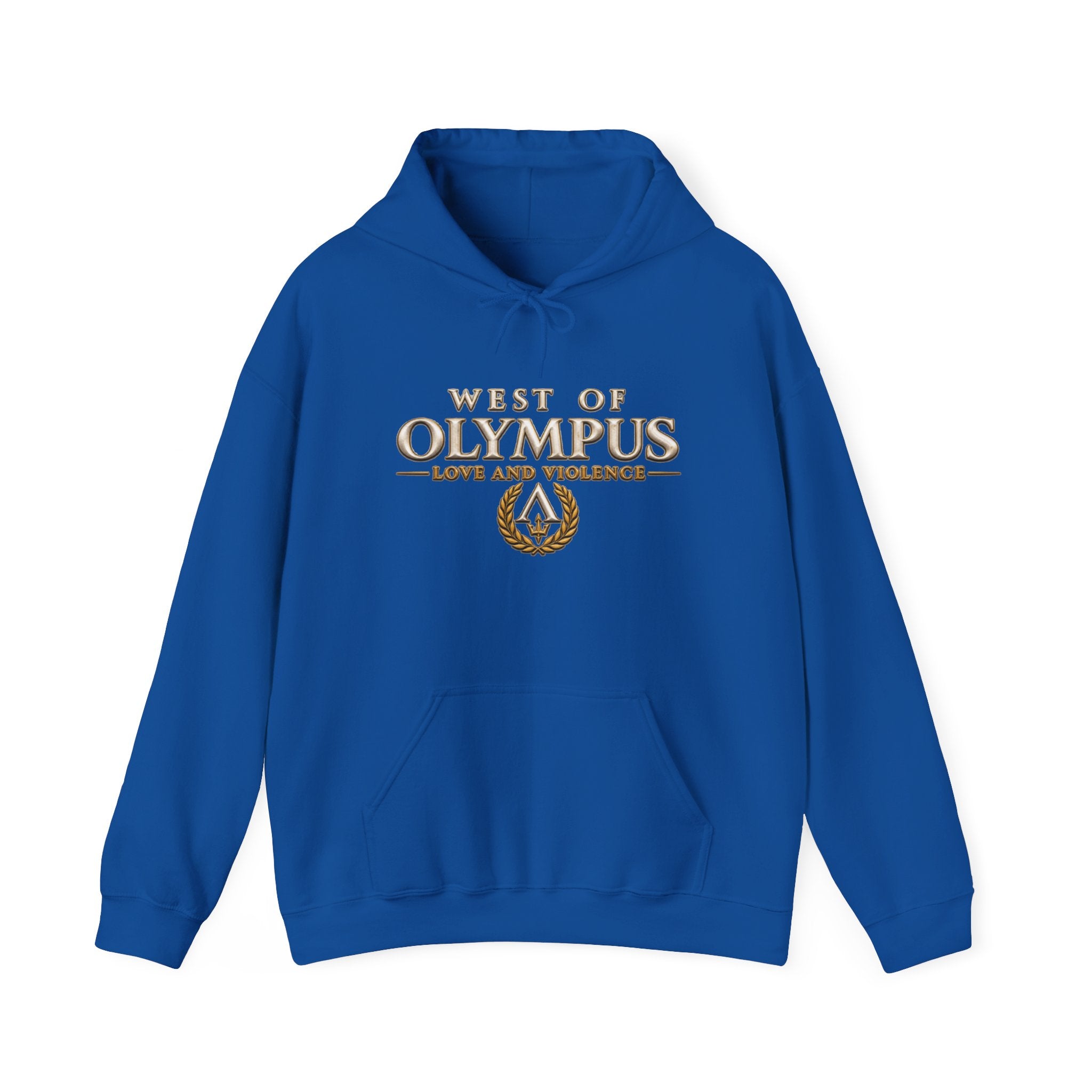 West of Olympus Hoodie — "Love and Violence" Mythic Graphic Sweatshirt