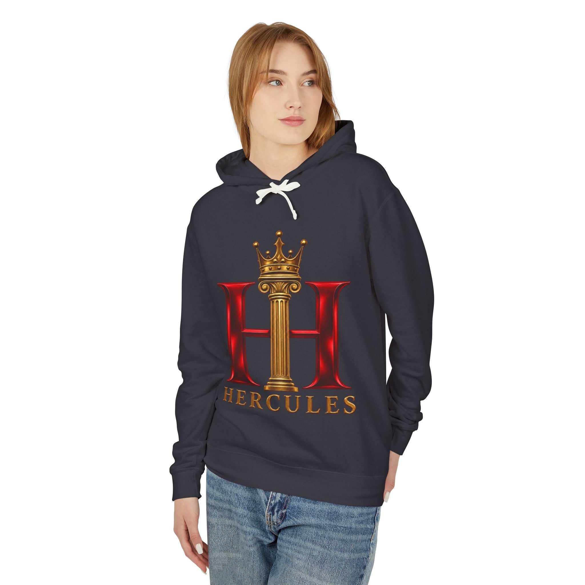 Hercules Hoodie — Mythic Crown & Trident Athletic Pullover