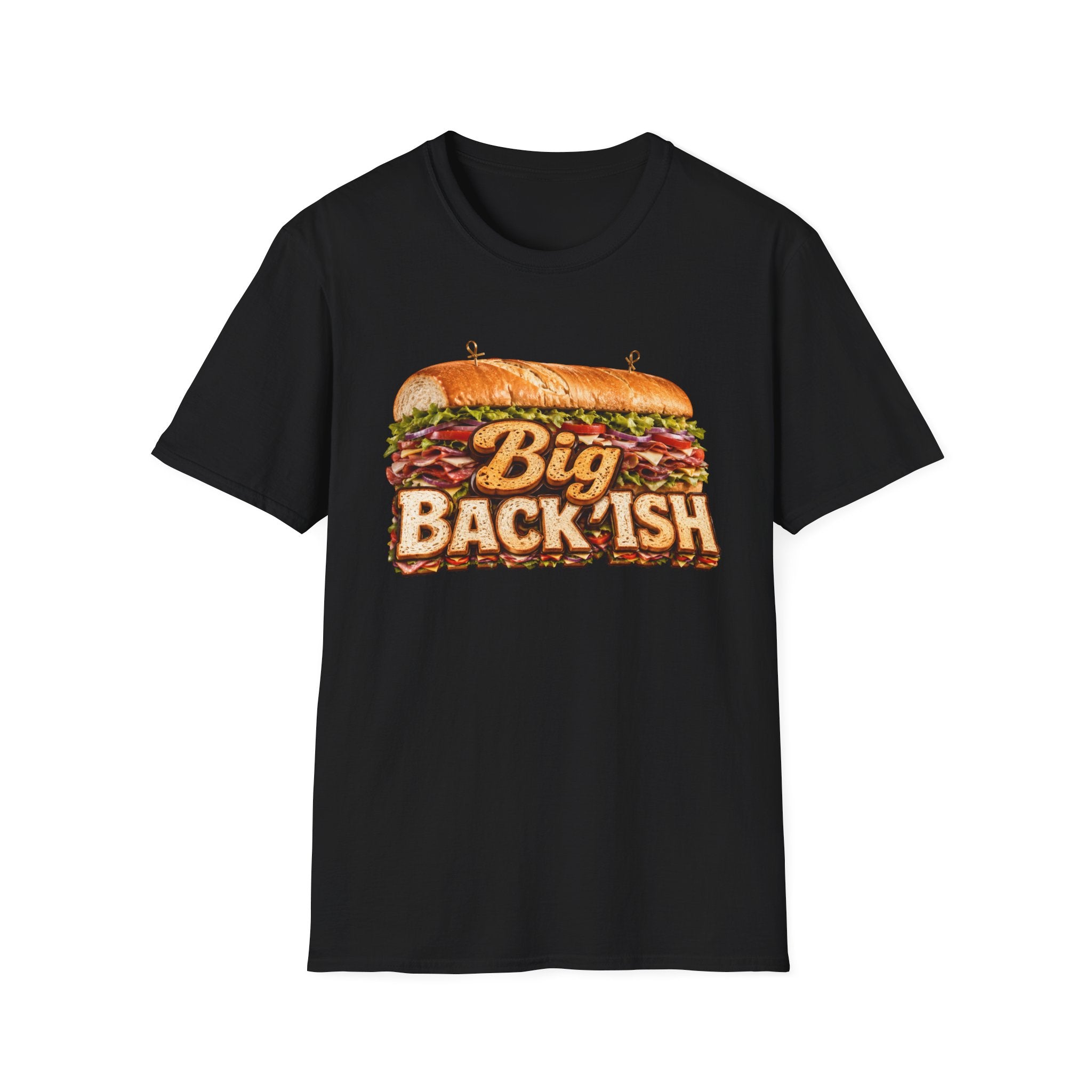 Big Back-ish Sandwich T-Shirt — Funny Food Graphic Tee