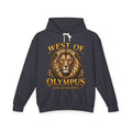 AAA West of Olympus Lion Hoodie — "Love & Violence" Graphic Pullover