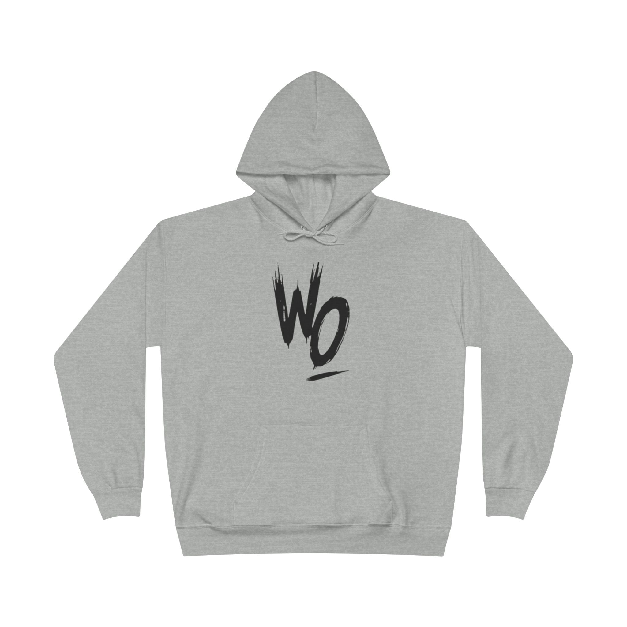 WO Brushstroke Hoodie — Minimal Graphic Pullover