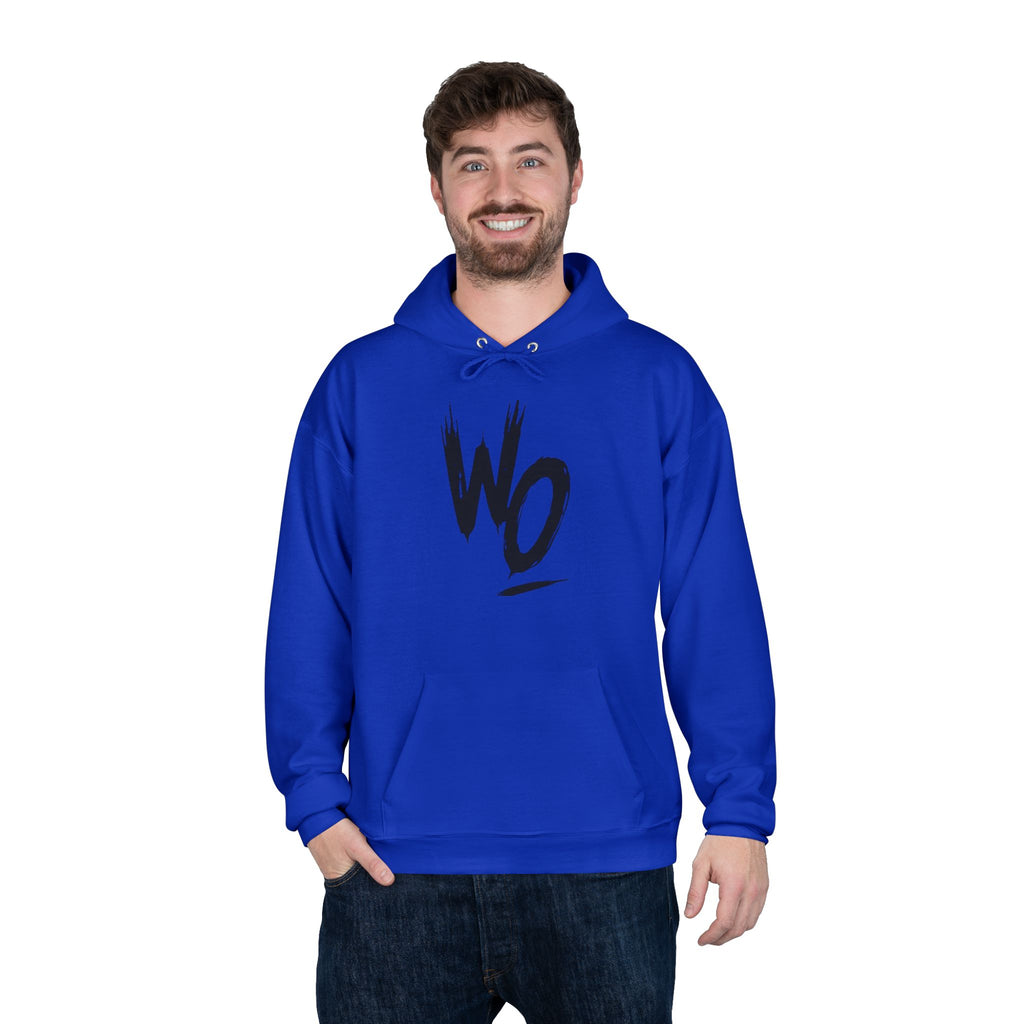 WO Brushstroke Hoodie — Minimal Graphic Pullover