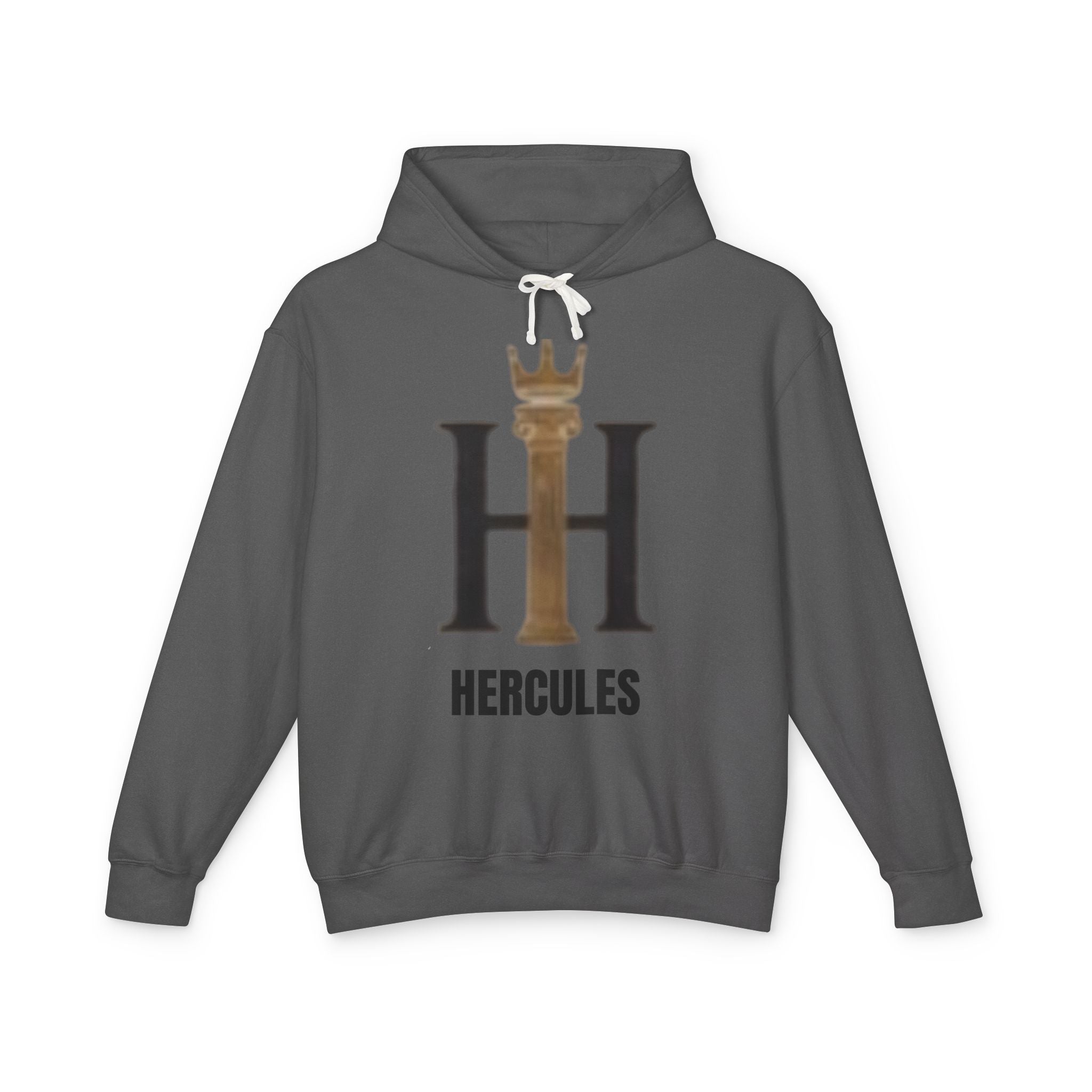 Hercules Crown Logo Hoodie — Lightweight Athletic Pullover