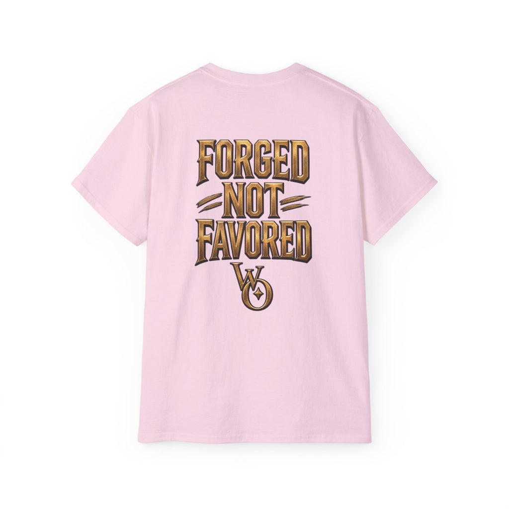 AA Discipline Over Destiny Tee — Forged Not Favored Spartan Helmet T-Shirt
