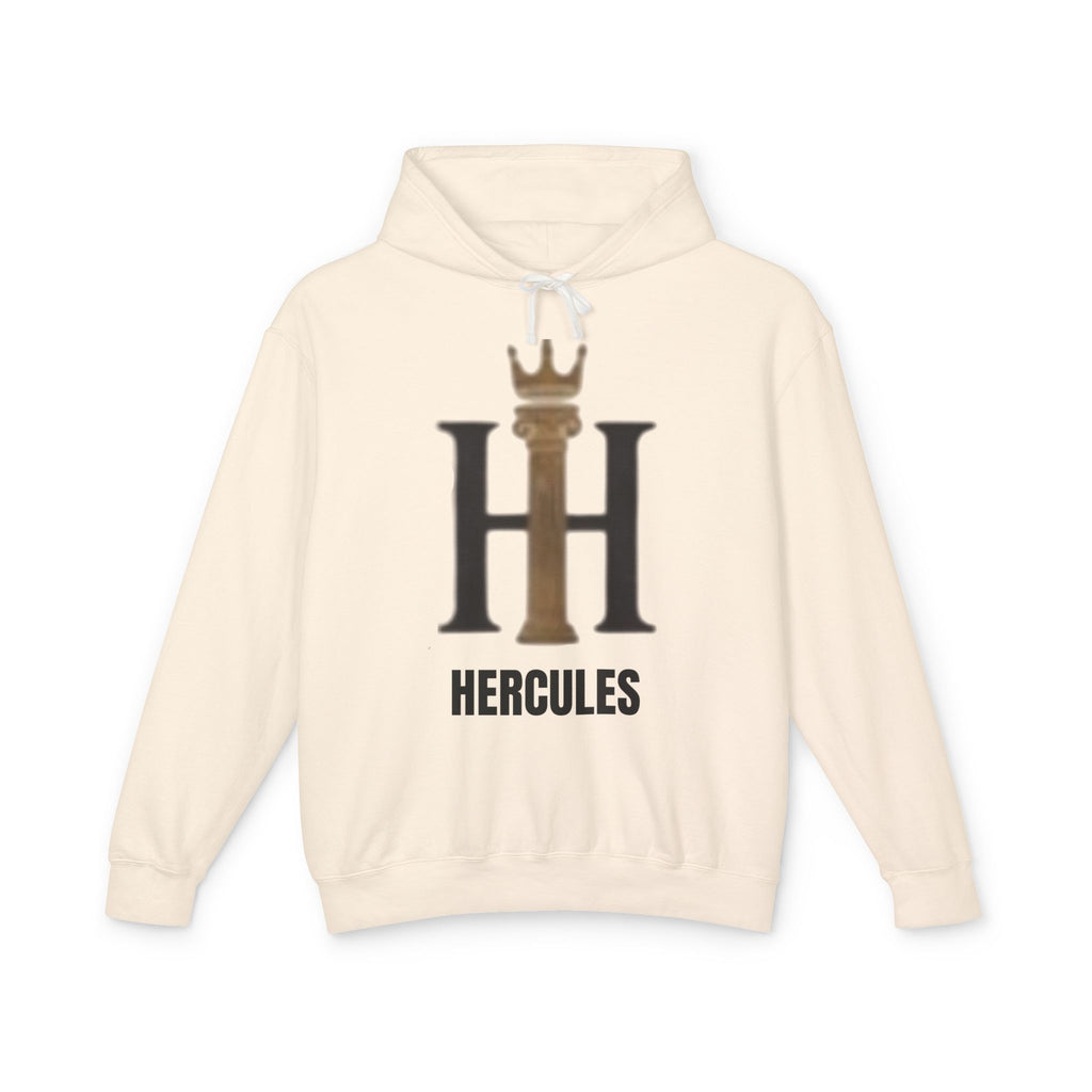 Hercules Crown Logo Hoodie — Lightweight Athletic Pullover