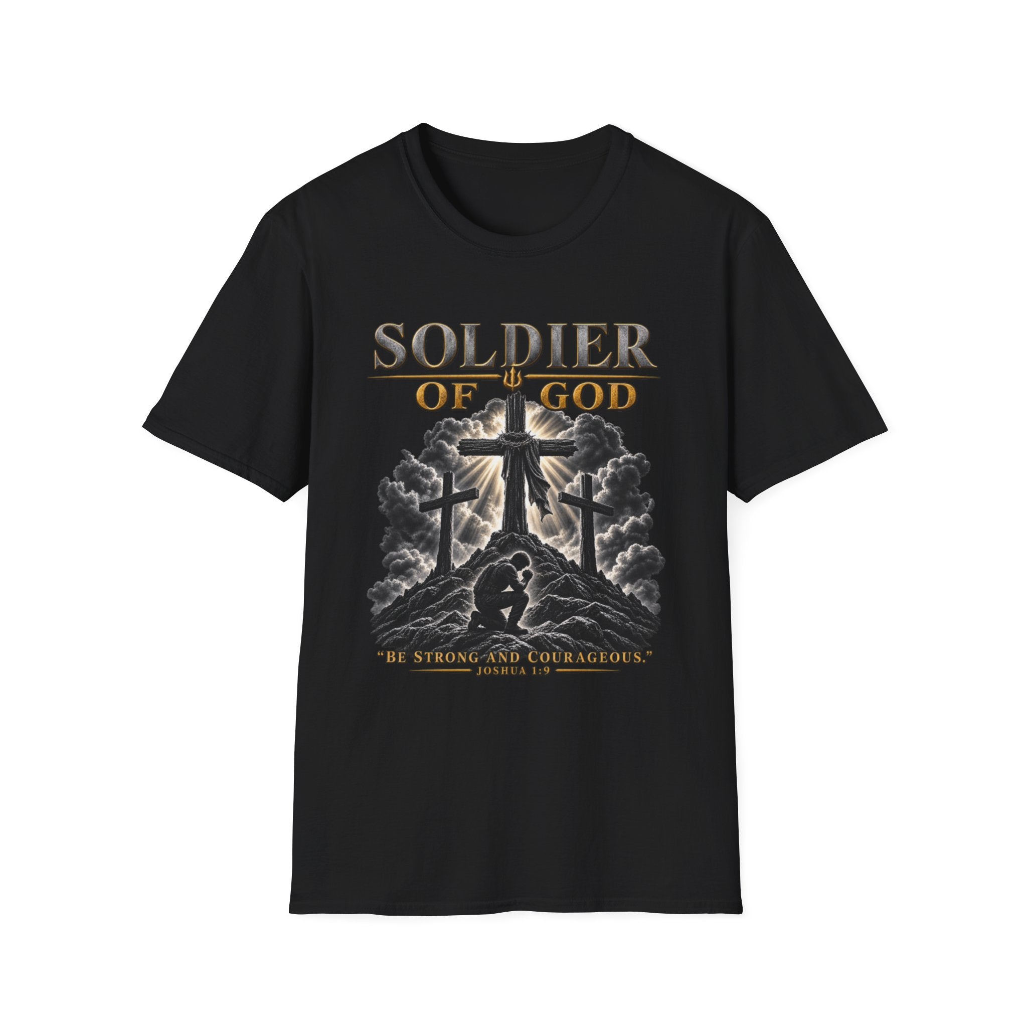 Soldier of God T-Shirt — Christian Cross Faith Tee