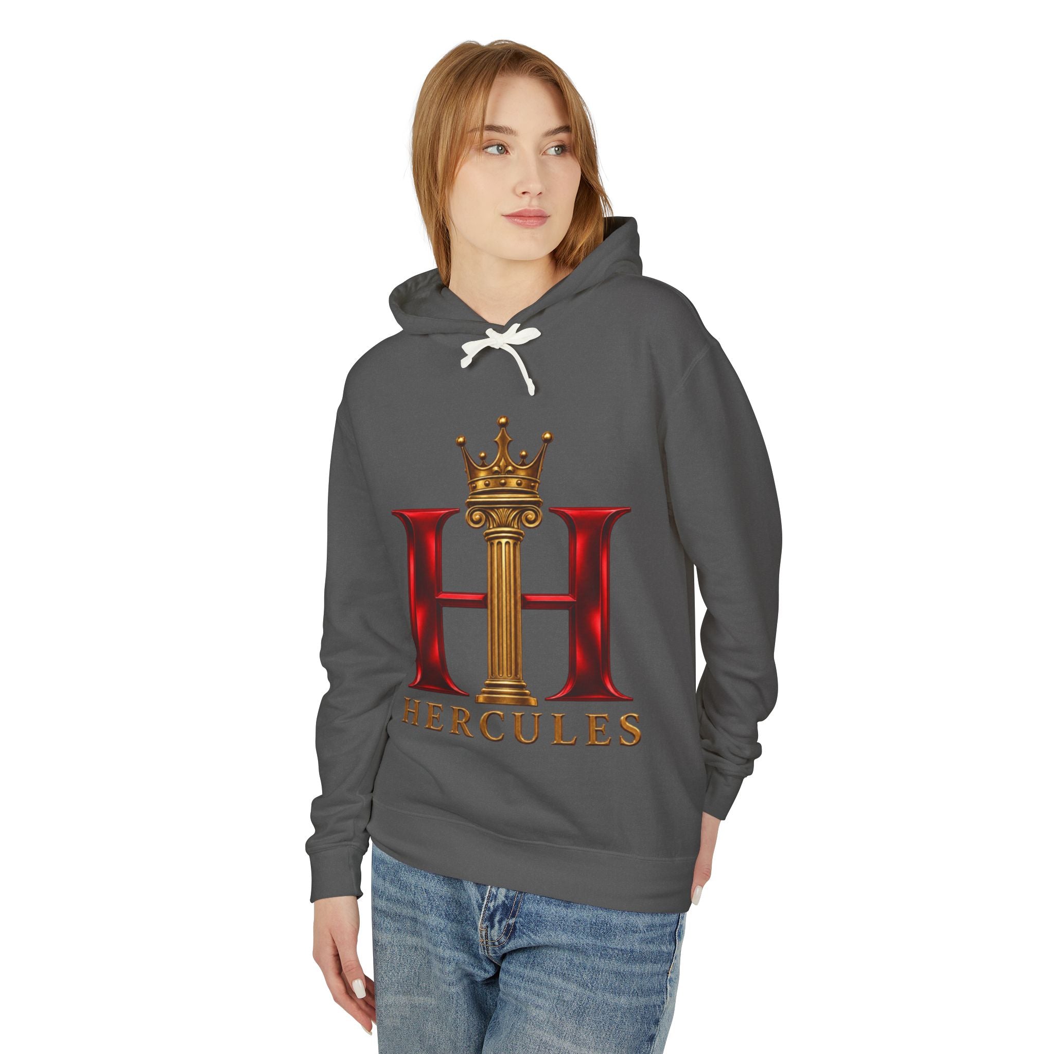 Hercules Hoodie — Mythic Crown & Trident Athletic Pullover