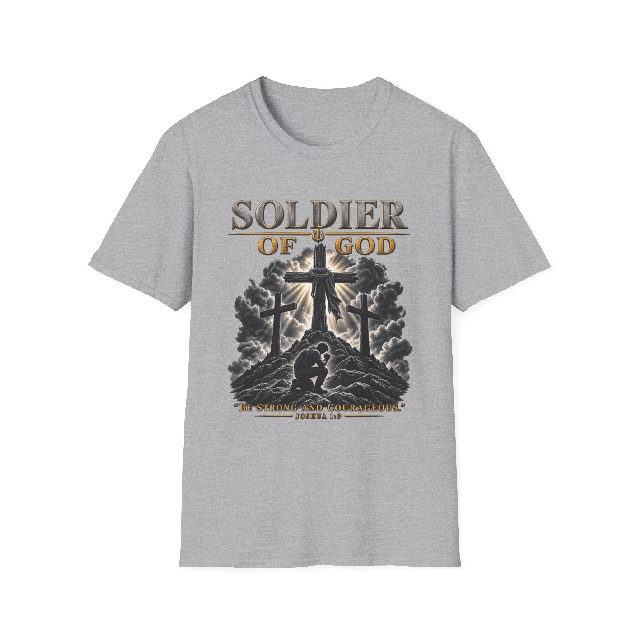 Soldier of God T-Shirt — Christian Cross Faith Tee