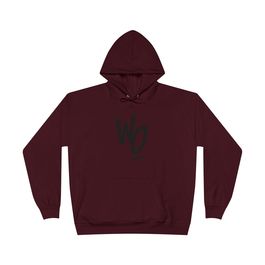 WO Brushstroke Hoodie — Minimal Graphic Pullover