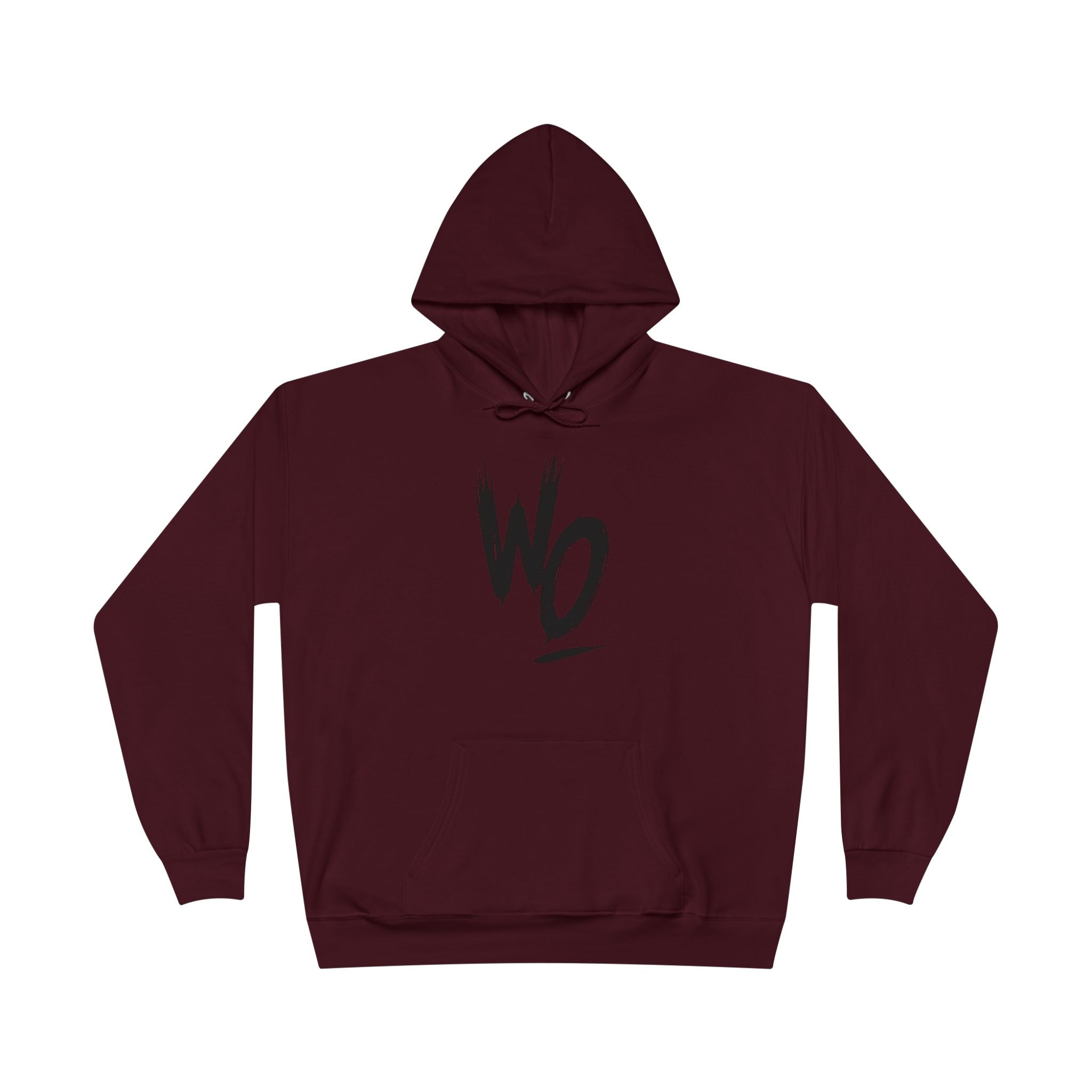 WO Brushstroke Hoodie — Minimal Graphic Pullover