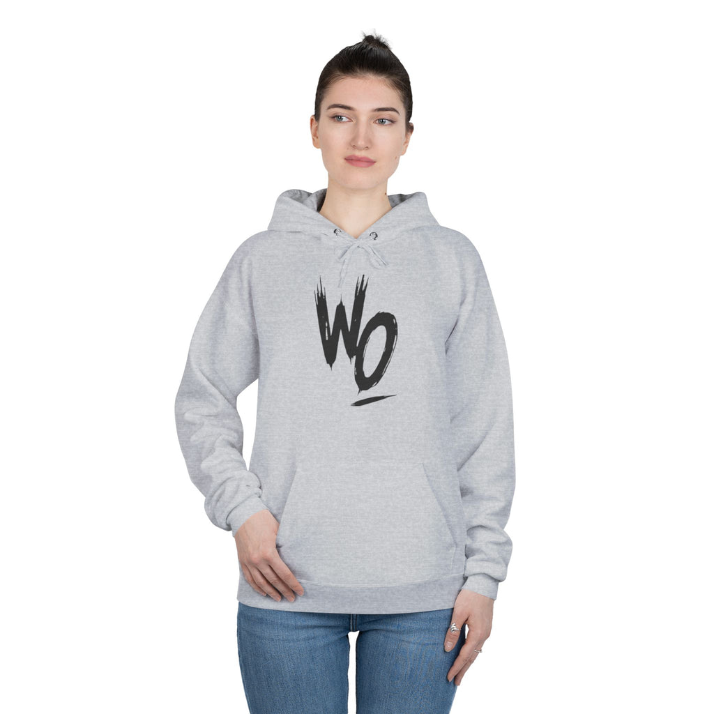 WO Brushstroke Hoodie — Minimal Graphic Pullover