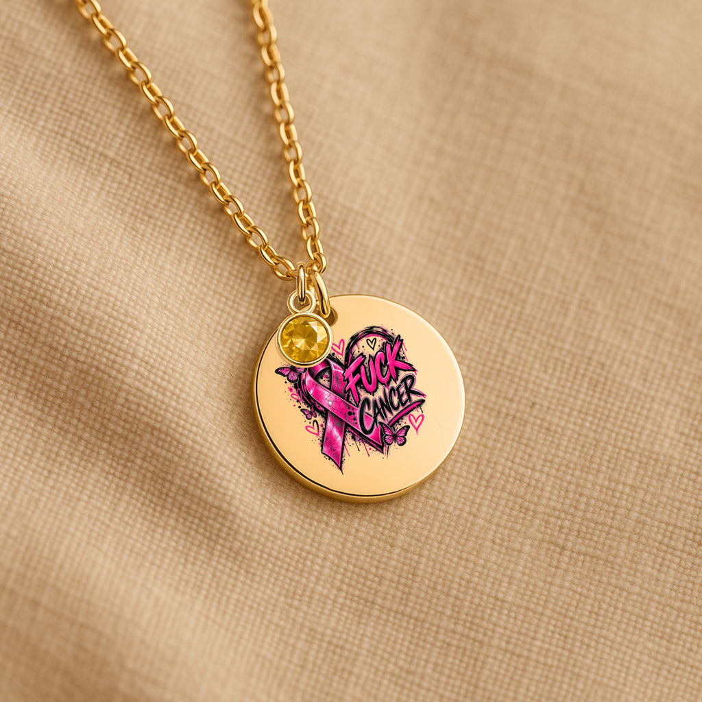 Coin Necklace F Cancer