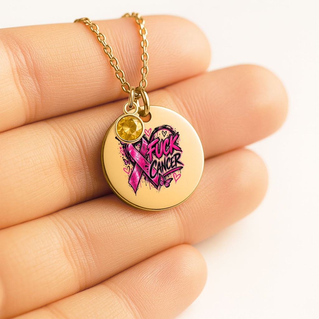 Coin Necklace F Cancer